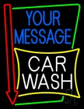 Custom Double Stroke Car Wash Neon Sign