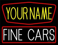 Custom Fine Cars 1 Neon Sign