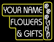 Custom Flower And Gifts Neon Sign