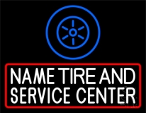 Custom Logo Tire And Service Neon Sign