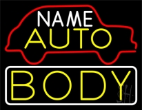 Custom Auto Body Neon Sign