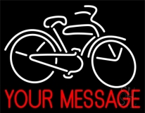 Custom Bicycle Logo Neon Sign