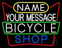 Custom Bicycle Shop Block Neon Sign