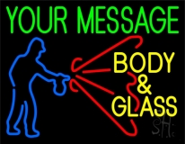 Custom Body And Glass 2 Neon Sign