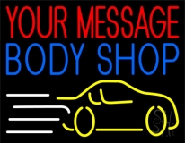 Custom Body Shop 1 Neon Sign