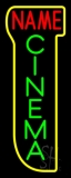 Custom Cinema Vertical Neon Sign