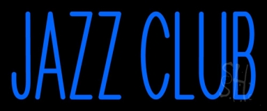 Blue Jazz Club Neon Sign