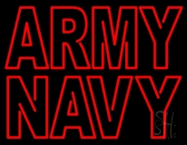 Army Navy Neon Sign