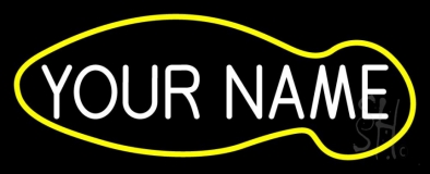 Custom Yellow Shoe Repair Logo Neon Sign