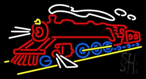 Electric Train Logo Neon Sign