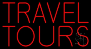 Travel Tours Neon Sign