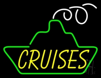 Yellow Cruises Neon Sign