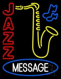 Custom Jazz With Logo Neon Sign