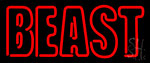 Beast Neon Sign