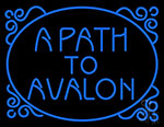 Blue A Path To Avalon Neon Sign