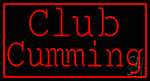 Red Border Club Cumming Neon Sign