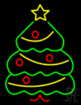 Green Christmas Tree Neon Sign
