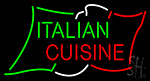 Italian Cuisine Neon Sign