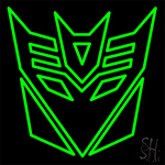 Transformers Deceptions Neon Sign