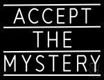 Accept The Mystery Neon Sign