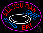 All You Can Eat Diet Catering Neon Sign