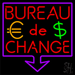 Bureau De Change Neon Sign