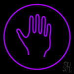 Hand Neon Sign