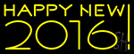 Happy New Year 2016 Neon Sign