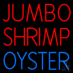 Jumbo Shrimp Oyster Neon Sign