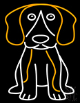 Beagle Dog Neon Sign