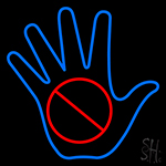 Hand Neon Sign