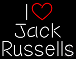 I Jack Russells Neon Sign