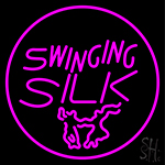 Swinging Silk Neon Sign