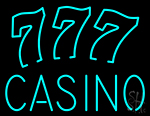 777 Casino Neon Sign