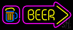 Beer With Beer Mug Neon Sign