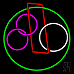 Circles Etc Neon Sign