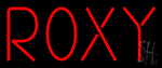 Roxy Red Neon Sign