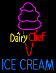 Dairy Chef Ice Cream Neon Sign