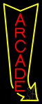 Vertical Arcade Logo Neon Sign