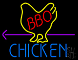 Bbq Chicken Logo Neon Sign