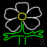 Flower Icon Logo Neon Sign