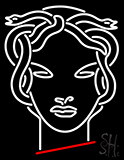 Lady Face Neon Sign