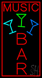 Music Bar Logo Neon Sign