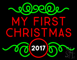 My First Christmas Neon Sign
