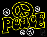 Peace Logo Neon Sign