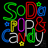 Soda Pop And Candy Neon Sign