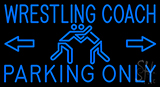 Wrestling Coach Neon Sign