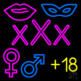 Xxx Icon Logo Neon Sign