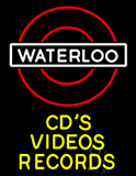 Waterloo Cds Videos Records Neon Sign