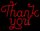 Red Thank You Neon Sign